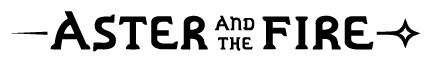 Aster and the Fire Logo