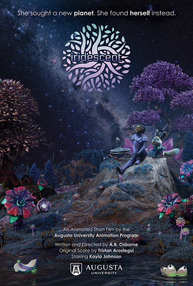 Iridescent Poster