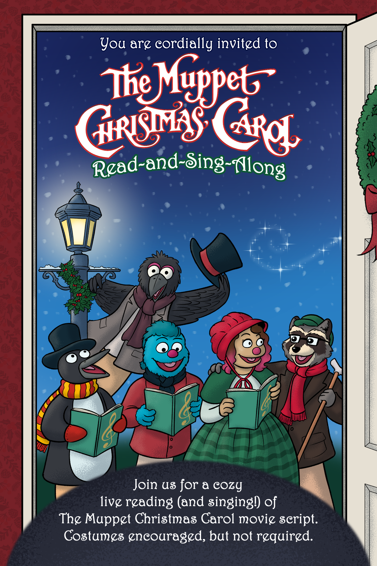 Muppet Christmas Carol Invitation
